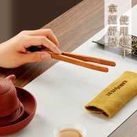 金灶绑绳竹制茶杯夹防烫洗杯夹喝茶泡茶功夫茶具配件茶道茶艺专用