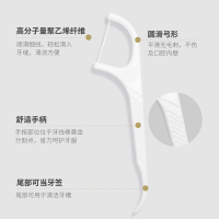 阅紫About Purple护理(消)成人款牙线 50支*6盒牙线棒剔牙清洁牙缝细滑圆线牙签牙线棒成人家用外出携带