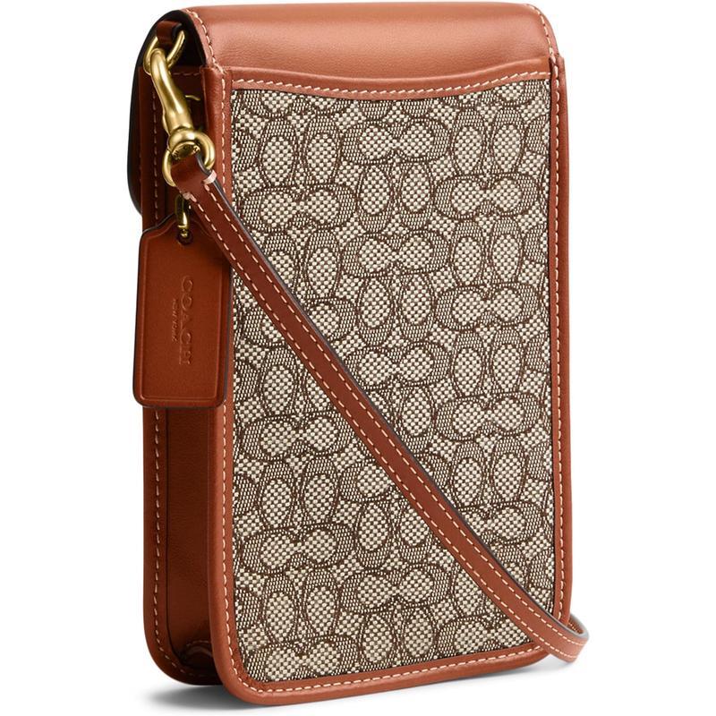 蔻驰coach迷你标志性提花c手机斜挎包单肩包简约时尚轻便女款海外购