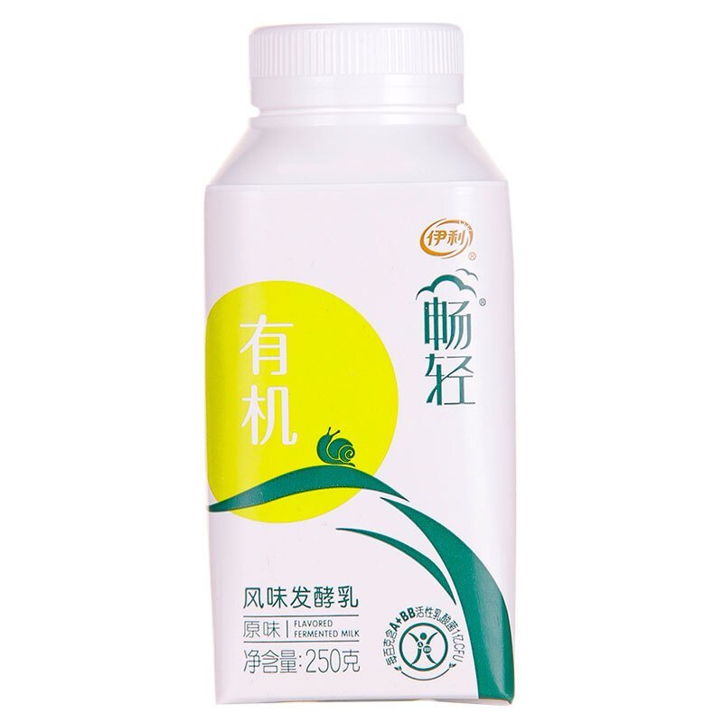 伊利畅轻有机风味发酵乳-原味250g