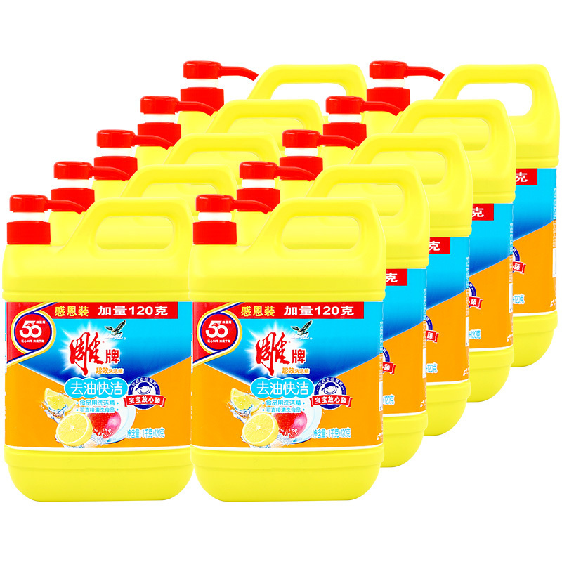 洗洁精112kg10瓶整箱批发大桶家庭装不伤手洗涤剂