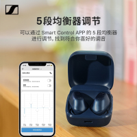 森海塞尔(Sennheiser)ACCENTUM 无线蓝牙入耳式耳机蓝色