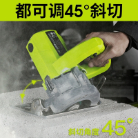 芝浦(ZHIPU)云石机瓷砖手提切割机电动小型木材多功能石材开槽无齿锯家用电锯加 力荐专业开槽2800W标配