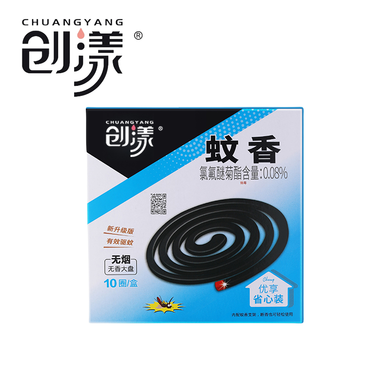 创漾(CHUANGYANG)CY1081大盘无烟无香蚊香10.00盘/套 1.00套/盒(计价单位:盒)高清大图