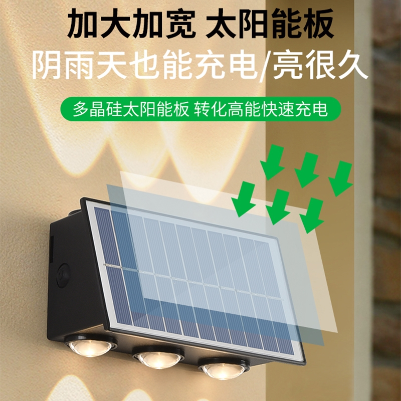 古达LED户外阳台庭院家用过道墙中式室内外楼梯走廊露台壁灯
