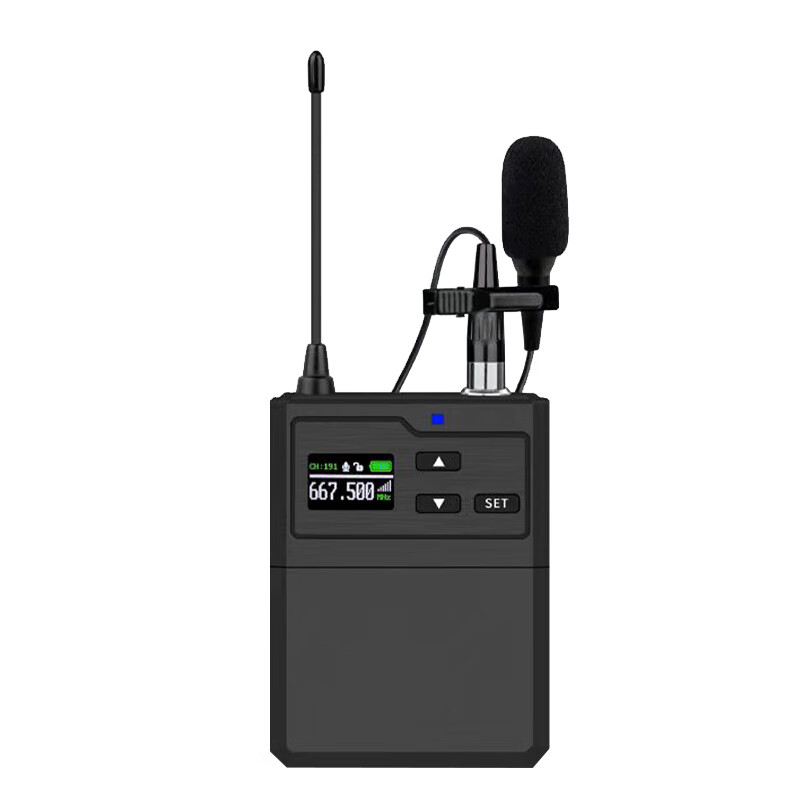 润普Runpu RP-WZ02L真分集红外对频直播/演讲/智慧教育无线领夹式麦克风/视频会议无线领夹麦克风高清大图