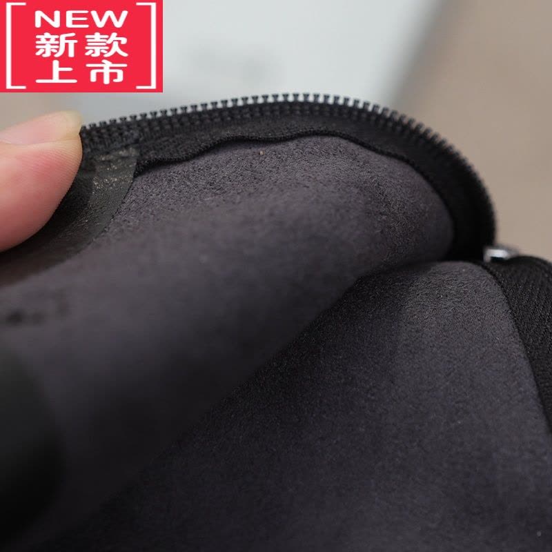 可莉允女童靴子2022秋季新款儿童英伦风中筒靴长筒靴公主马丁靴高筒靴潮图片