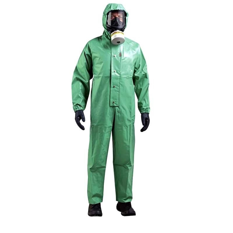 霍尼韦尔(Honeywell)N71254210一体式防化服PVC材质带头罩弹性手腕脚腕(不含手套及靴子)1件
