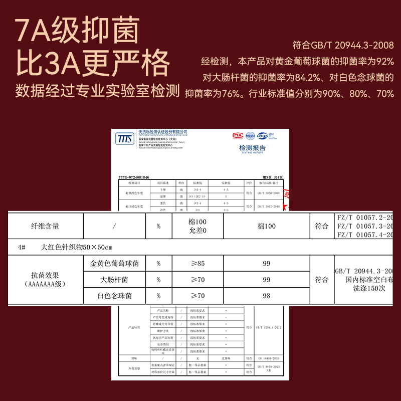 浪莎男士红内裤本命年纯棉裆2025蛇年新郎结婚大红色四角短裤高清大图