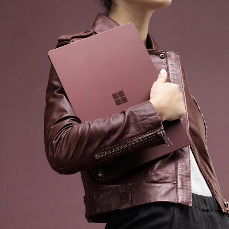 微软(Microsoft)Surface Laptop 2 13.5英寸 超轻薄本触屏版笔记本电脑(i7-8650U 16GB 512GB大固态硬盘 含正版office 深酒红)