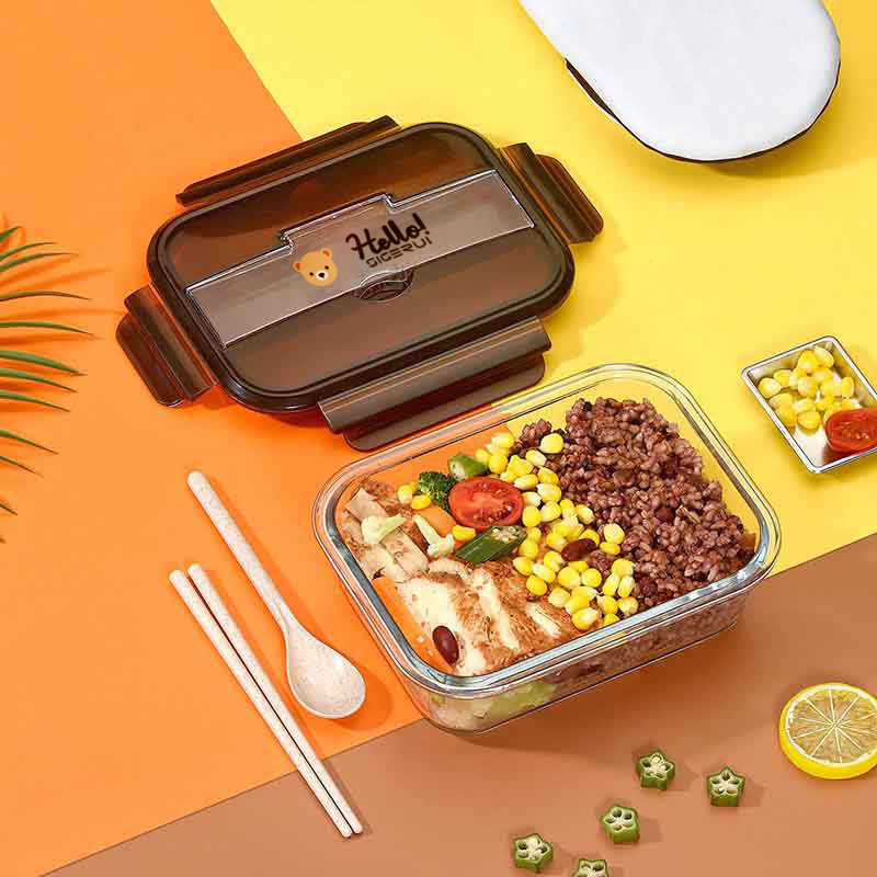 斯阁睿带餐具 耐热玻璃保鲜盒SGR-TD101高清大图