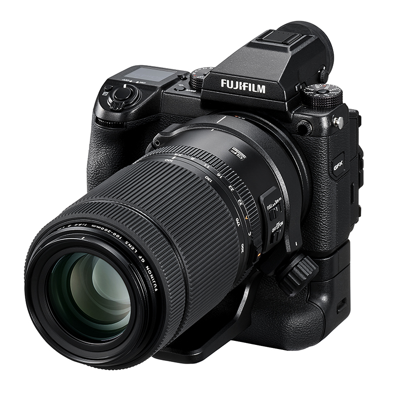 Fujifilm/富士龙镜头GF100-200mmF5.6 R LM OIS WR标配 G卡口 67mm口径 适用GFX高清大图