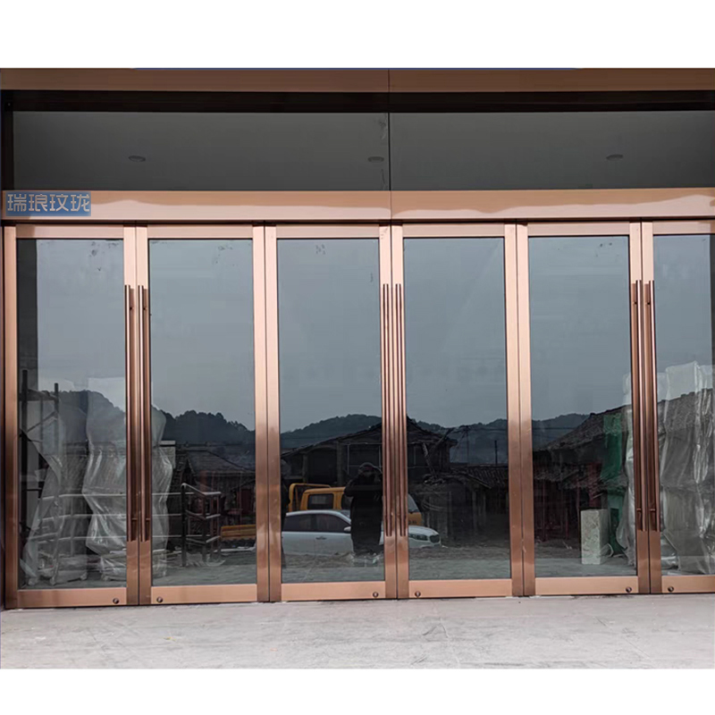 瑞琅玟珑 玻璃门 手动玻璃门 RL-BLM 平方米高清大图