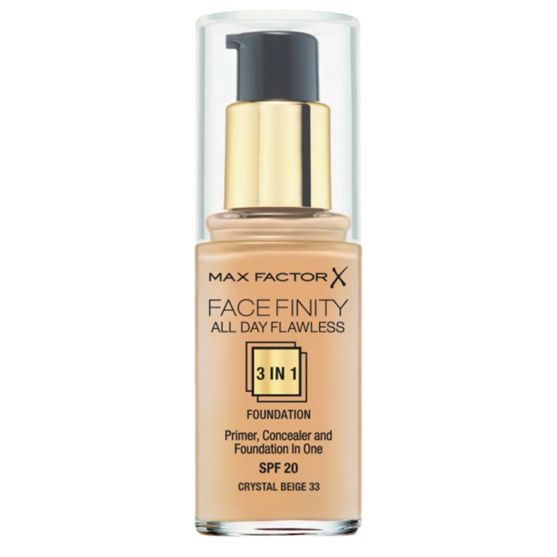 MAXFACTOR 蜜丝佛陀 三合一防晒粉底液 30毫升 #33水晶白高清大图