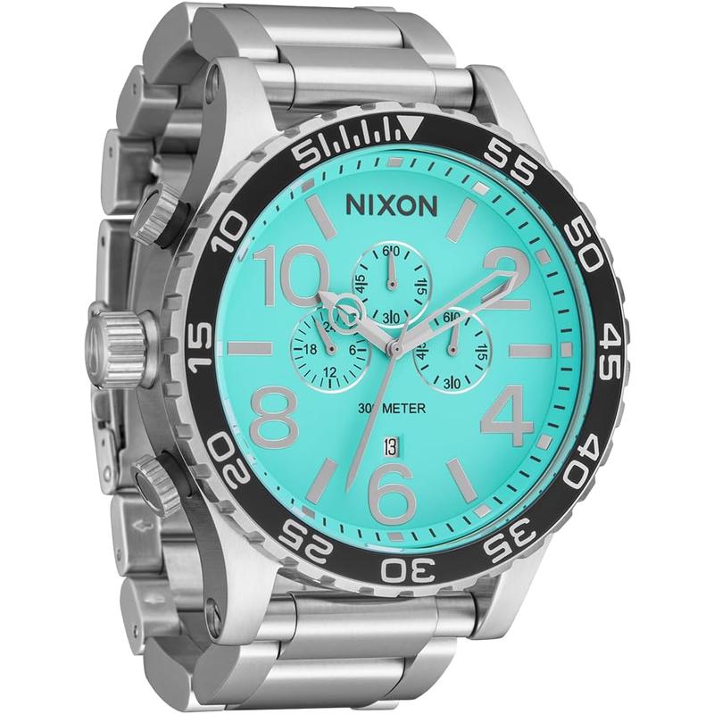Nixon男士机械风防水表盘不锈钢表带运动休闲腕表高清大图
