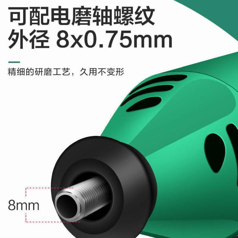 德国美耐特®万能夹头三爪全铜夹心小电磨万用三瓣簧卡头螺帽锁帽 [铝合金款]万用夹头