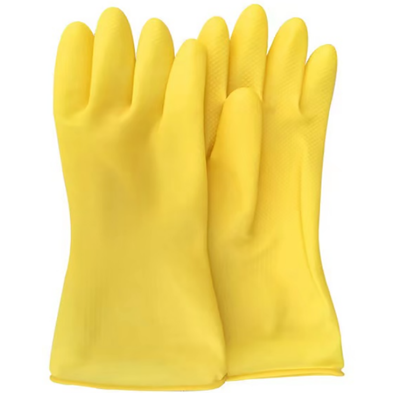 未易 天然橡胶保洁胶皮手套10双