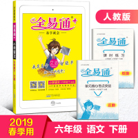 2019版 全易通 六年级语文下册人教版 小学语文教材书6年级下册语文RJ 知识课堂教材同步全解辅导资料训练书
