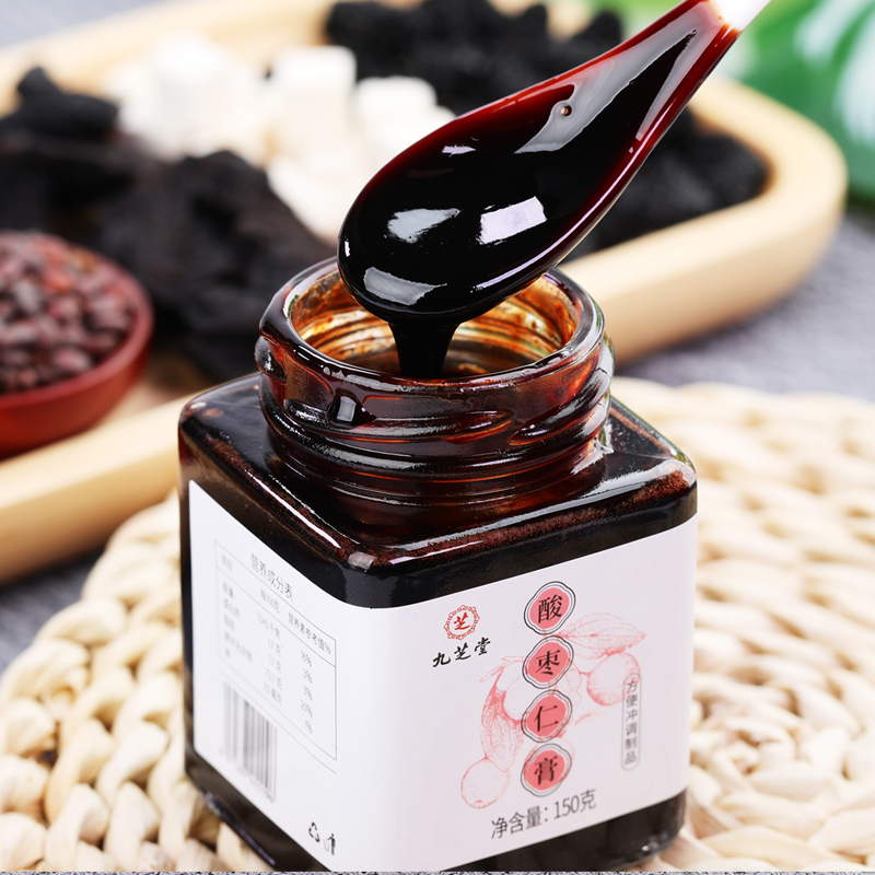 九芝堂酸枣仁茯苓百合茶搭配女性养生睡眠膏安睡多梦质量差