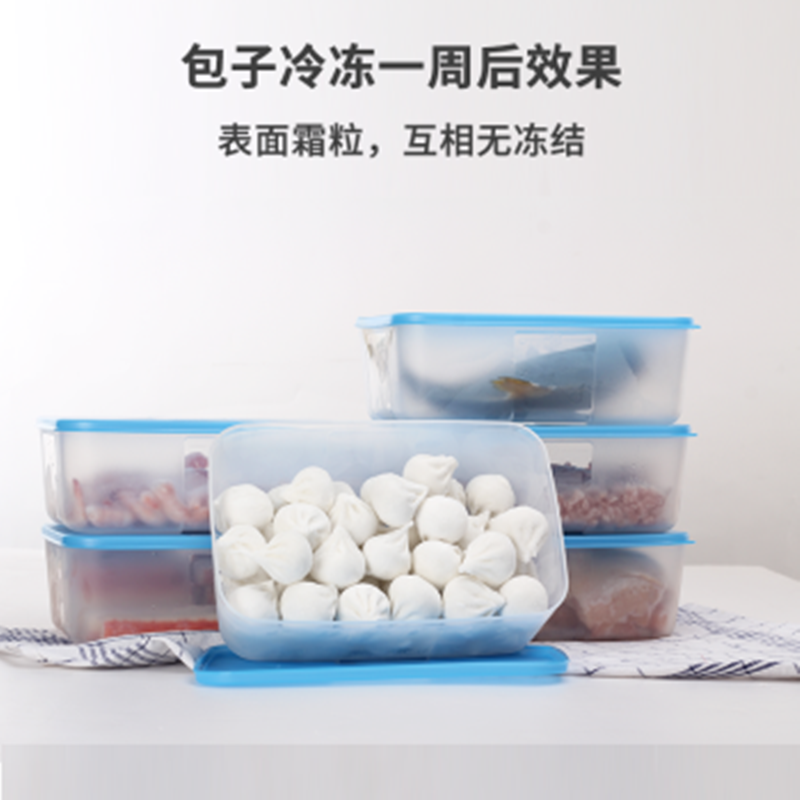特百惠(Tupperware)保鲜盒冰鲜冷冻保鲜套装 冷冻6件套1.7L*4+2.3L*2高清大图