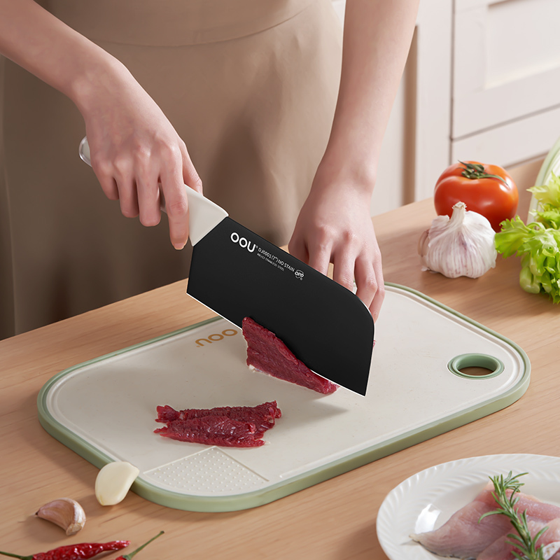 OOU! 不锈钢菜刀DJ0013云朵菜刀 家用厨房不锈钢菜刀切片刀切肉刀具云朵系列菜刀!高清大图