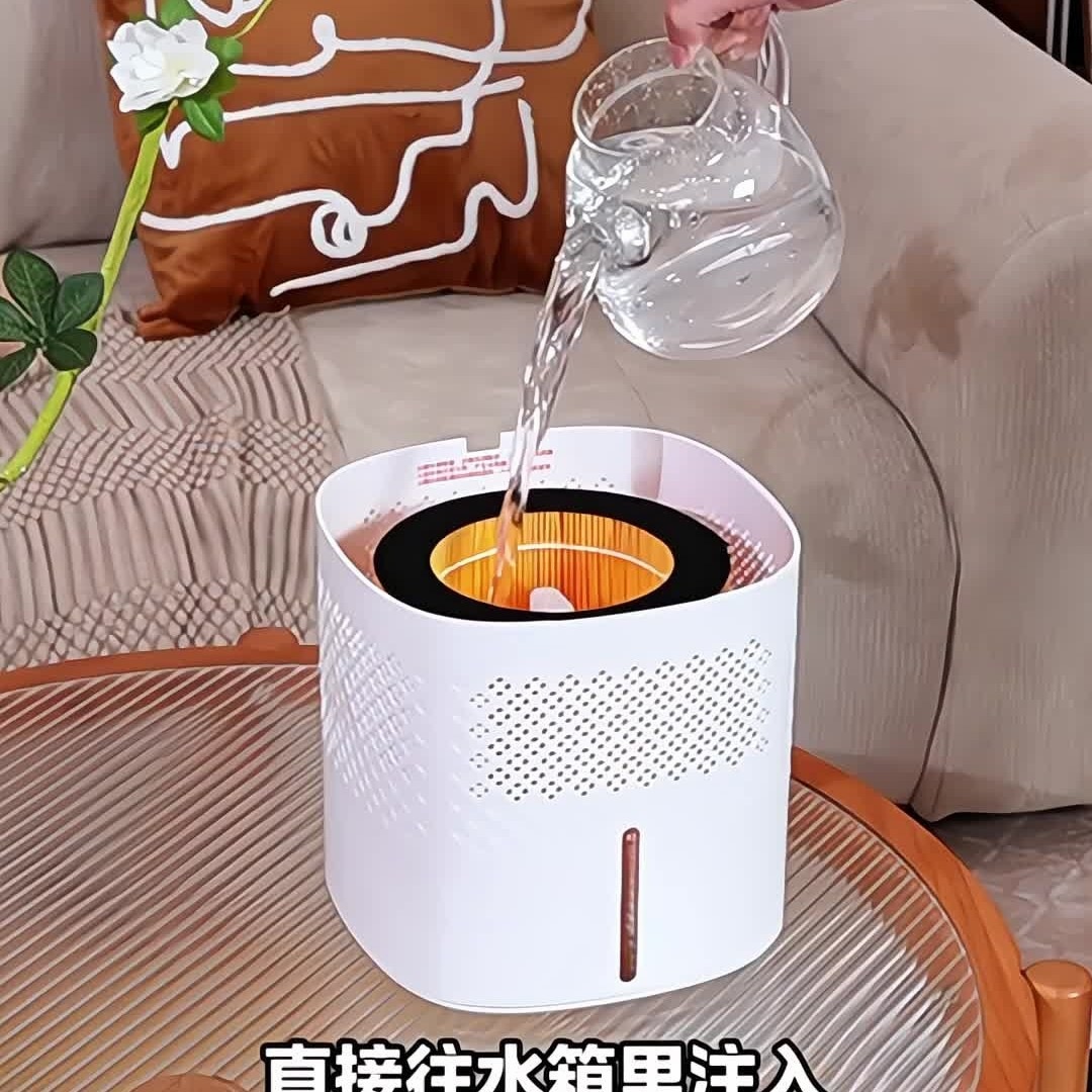 美的(Midea) [冷蒸发静音]空气无雾加湿器家用卧室孕妇婴幼静音抑菌桌面空调风扇清凉伴侣生日礼物SZ-3J40高清大图