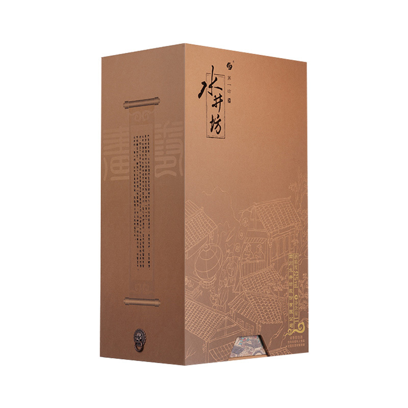 水井坊酒 画卷装1000ml*4 52度 浓香型白酒 整箱装