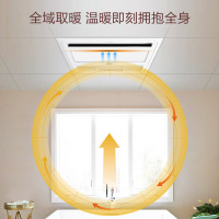 海尔(Haier)浴霸 QE 多功能风暖浴霸 卫生间换气扇浴室暖风机适用集成吊顶普通吊顶