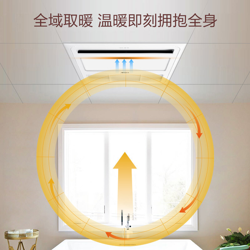 海尔(Haier)浴霸 QE 多功能风暖浴霸 卫生间换气扇浴室暖风机适用集成吊顶普通吊顶