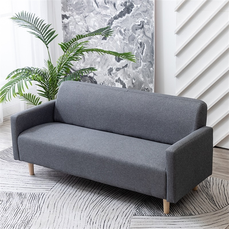 鑫环境 170cm小三人位沙发北欧简易租房卧室客厅女服装店铺三人布艺