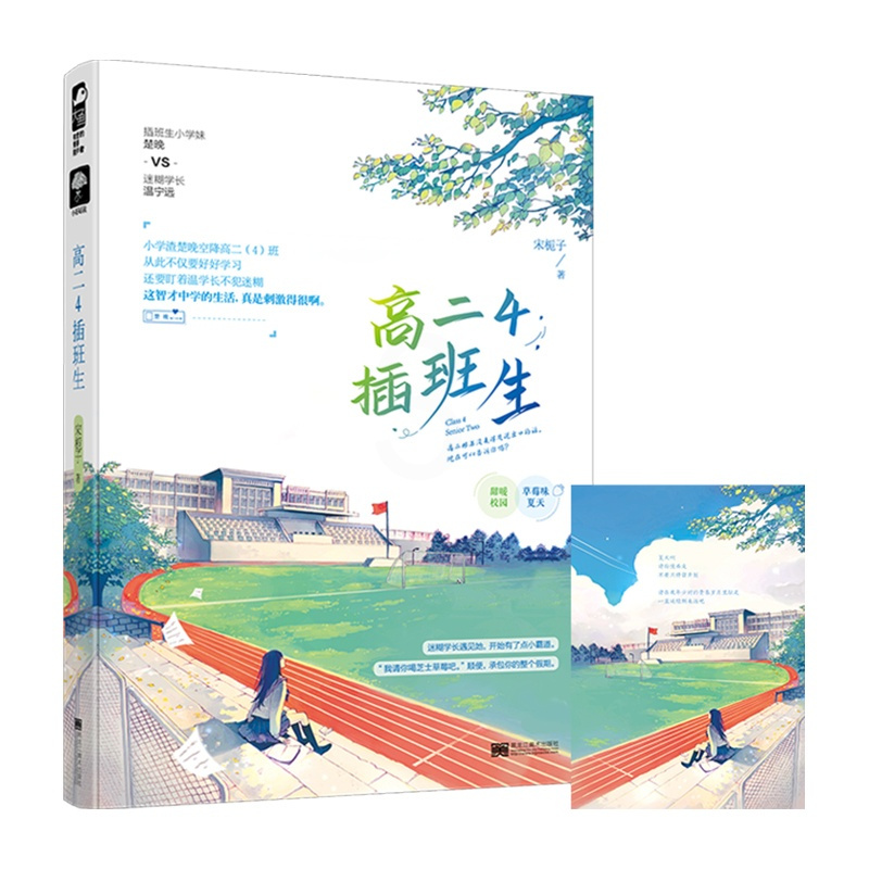 [正版]高二4插班生 宋栀子作品 青春校园双向暗恋暖萌爱情现代情感爱情言情小说书籍 插班生小学妹楚晚VS迷糊学长温宁远