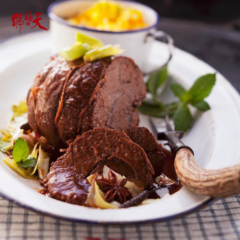 天福号酱鹿肉200g中华老字号北京特产老北京熟食腊味袋装即食卤味鹿肉