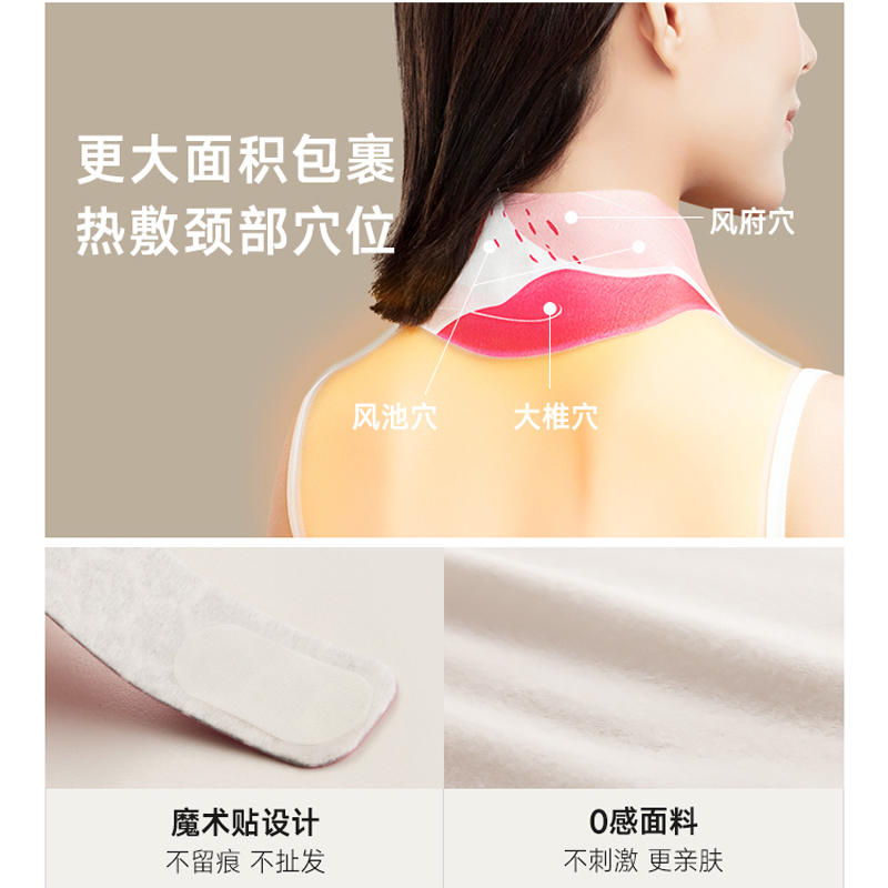 元气达人 暖颈贴蕲艾藏红花肩颈贴8片/盒高清大图