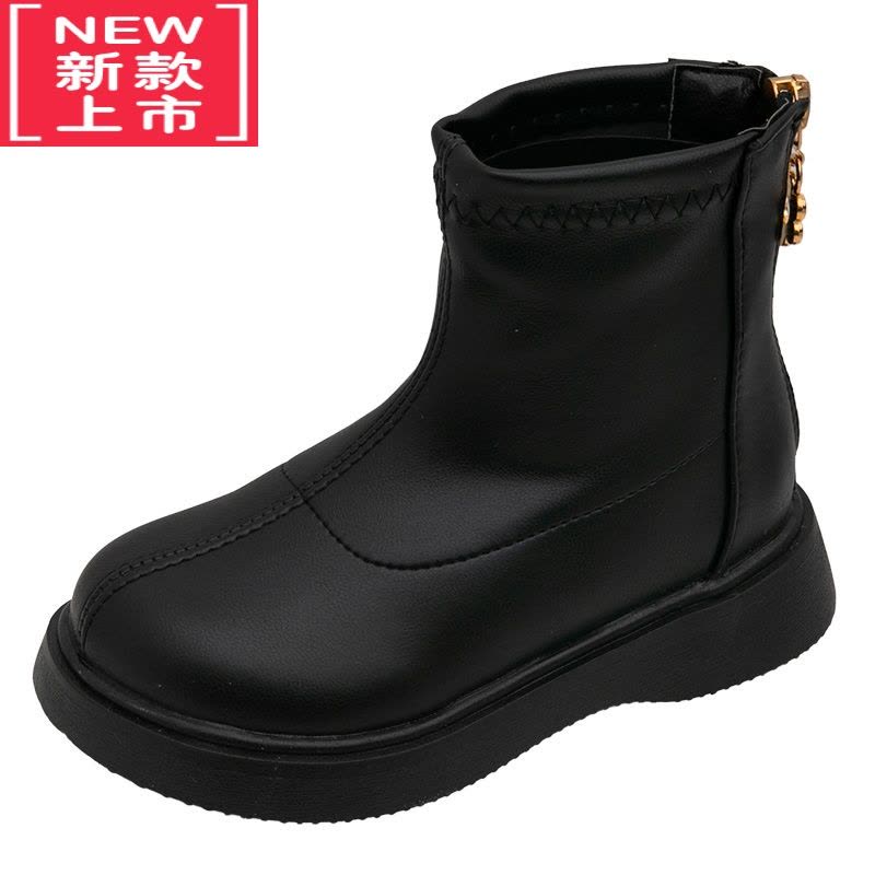 可莉允女童靴子马丁靴2022春秋新款儿童鞋子小女孩公主靴短靴单靴皮靴潮图片