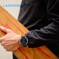 德国LANZOOM智能手表男正品时尚腕表拍照运动多功能商务智能手表防水定位