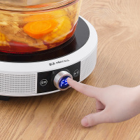 金正(NiNTAUS)电陶炉 电陶炉家用 电磁炉小型 电磁炉电热茶炉煮茶光波炉圆形爆炒大功率JZTL-22D01(白色)