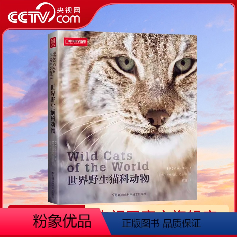 [正版]世界猫科动物中国国家地理全景猫盟百科全书珍惜哺乳动物猫科动物种类大全生物图鉴书籍神秘动物大猫咪图书集DL