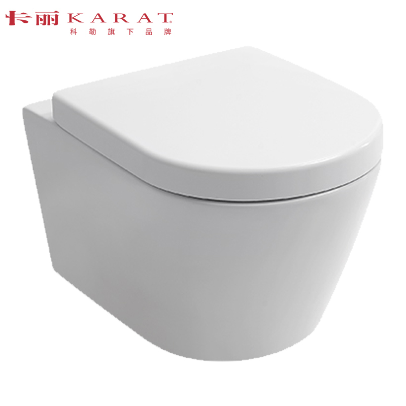 科勒旗下品牌KARAT卡丽卫浴壁挂式马桶入墙嵌入式墙排隐藏悬挂式挂墙坐便器97802