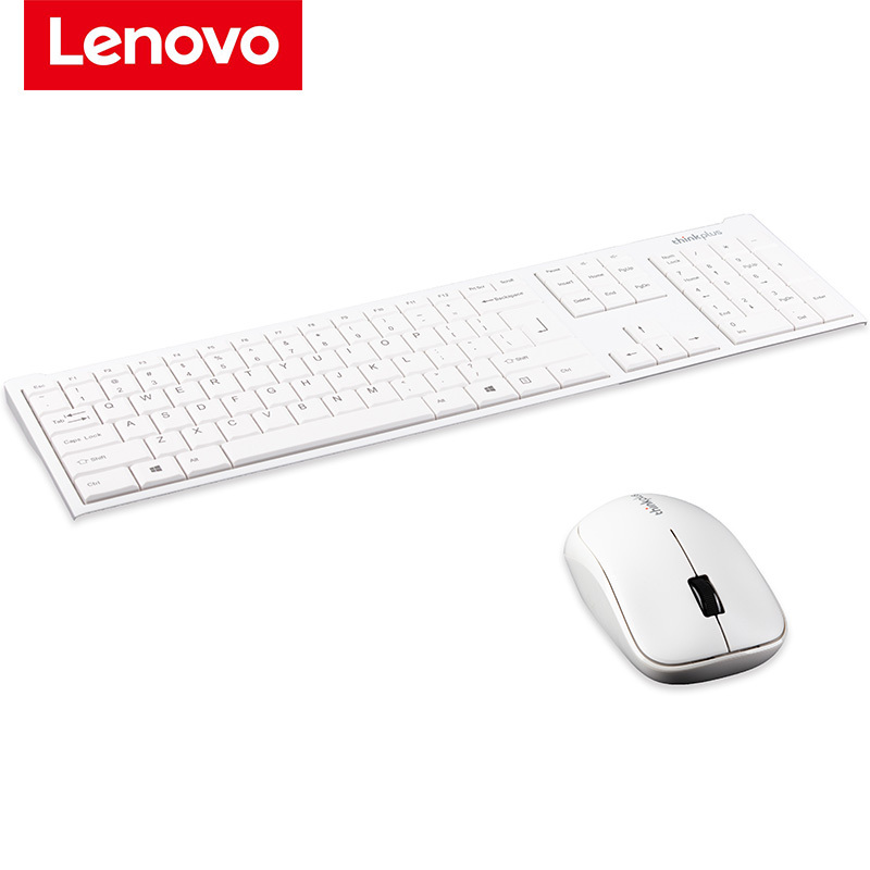 Lenovo/联想 EC-200原装键鼠套装 thinkpad电脑无线轻薄 巧克力 笔记本台式一体机家用办公商务鼠标键盘