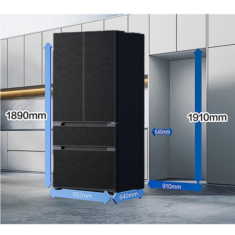 松下(Panasonic)NR-W582TF-X超薄573升全嵌冰箱 双循环双系统法式电冰箱 纳诺怡净味 四季舱温度高清大图