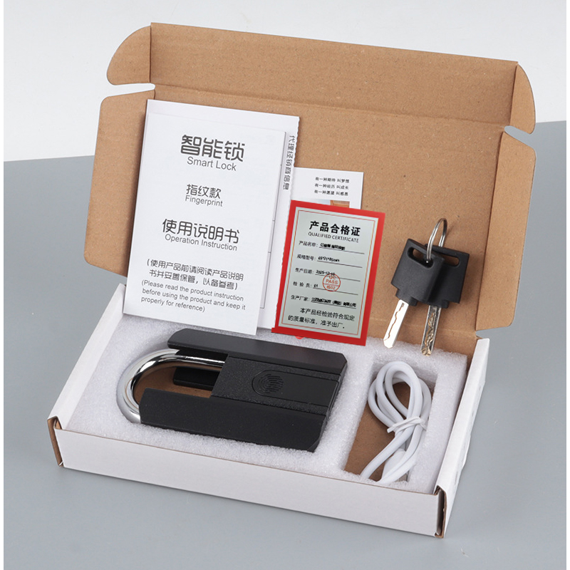 亿维顿 指纹挂锁 65*21*85mm/把高清大图