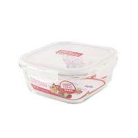 乐扣乐扣(Lock&Lock) 格拉斯饭盒 微波炉饭盒 密封耐热玻璃保鲜容器 LLG224(750ML)