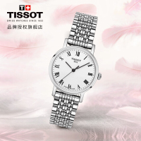 天梭(TISSOT)瑞士手表 时尚 魅时系列钢带女士石英表T109.210.11.033.00