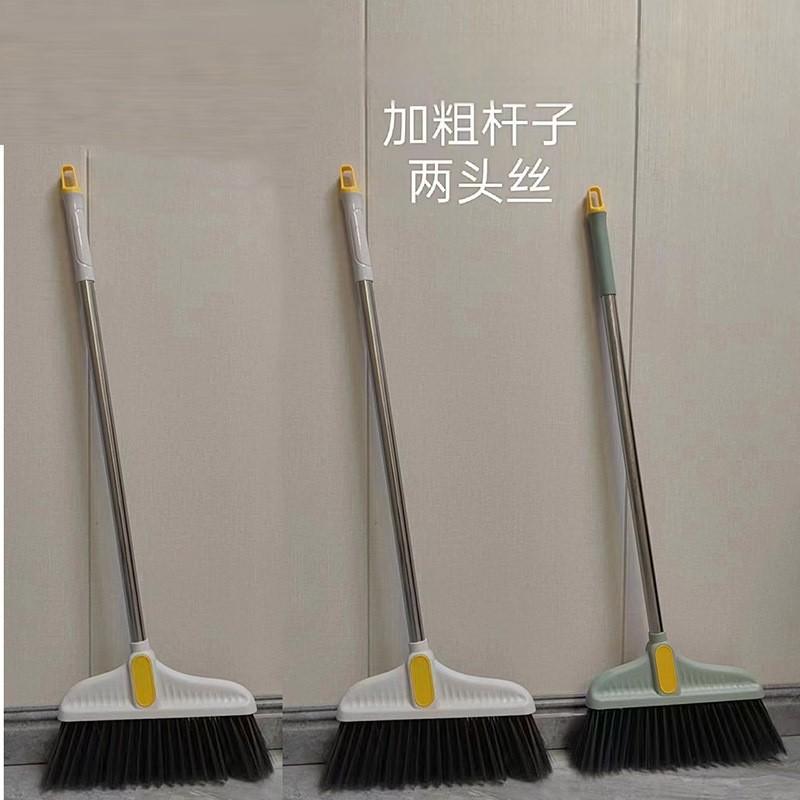 礼千初 家用塑料丝单扫把扫帚笤帚塑料清洁笤帚软毛铁杆懒人不带簸箕 8006单扫把