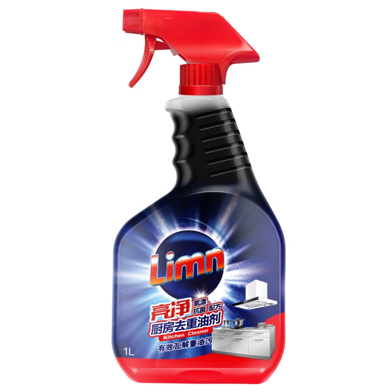 亮净 厨房去重油剂1L 除菌 强效去油污厨房清洁剂