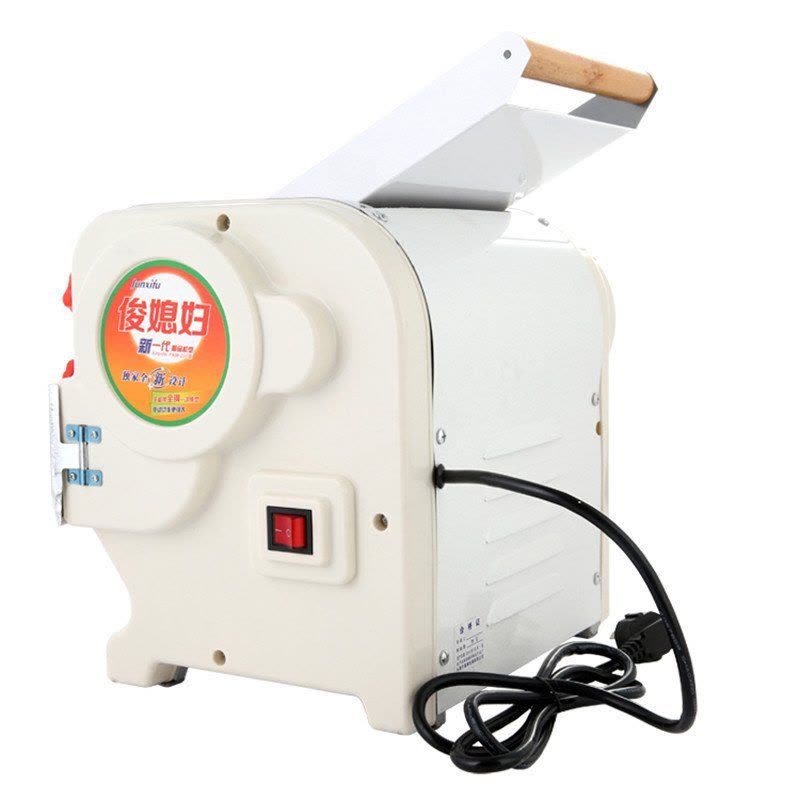 俊媳妇不锈钢揉面機 ステンレス電動生地伸ばし機 製麺機 ラーメン 餃子皮