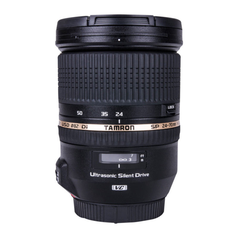腾龙(TAMRON)24-70mm F/2.8 Di VC A007 佳能卡口 大光圈标准变焦相机镜头 摄影数码配件