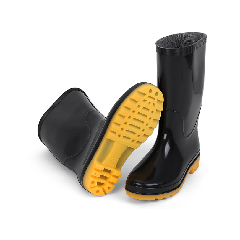 眷忆城JYC332 中筒雨鞋 高28cm 黑色(计价单位:双) 均码高清大图