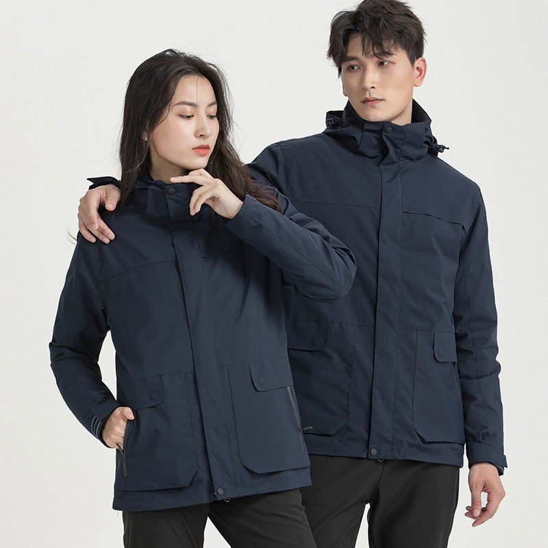 健卡侬 冲锋衣 J195 藏蓝 3XL