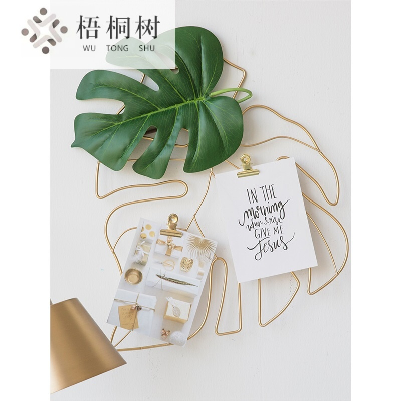 网格照片墙装饰铁架铁丝网少女墙ins网红宿舍麻绳夹子悬挂无痕钉